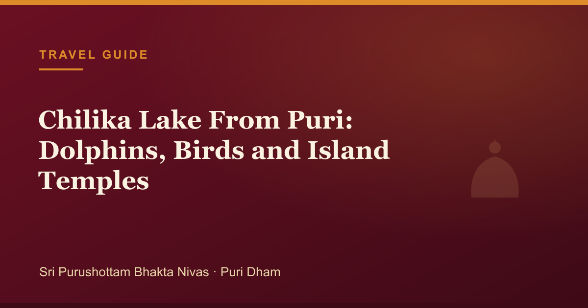Chilika Lake From Puri: Dolphins, Birds and Island Temples — illustrated guide cover