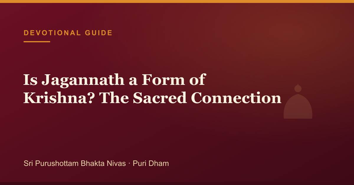 Is Jagannath a Form of Krishna? The Sacred Connection — illustrated guide cover