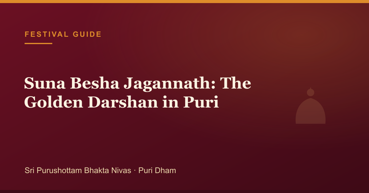 Suna Besha Jagannath: The Golden Darshan in Puri — illustrated guide cover