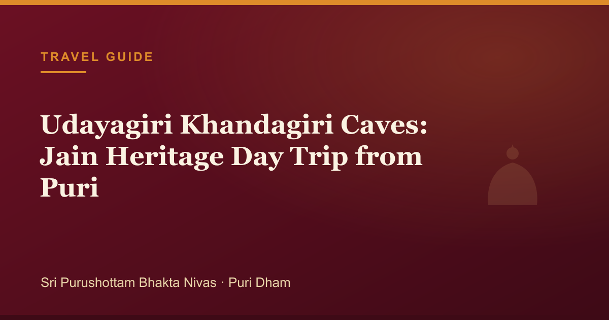 Udayagiri Khandagiri Caves: Jain Heritage Day Trip from Puri — illustrated guide cover
